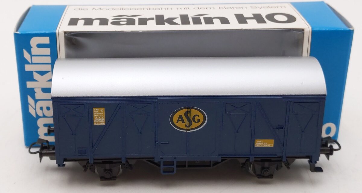 Marklin 4409 HO Scale ASG Box Car LN/Box