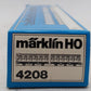 Marklin 4208 HO Scale Passenger Cars (Set of 2) EX/Box