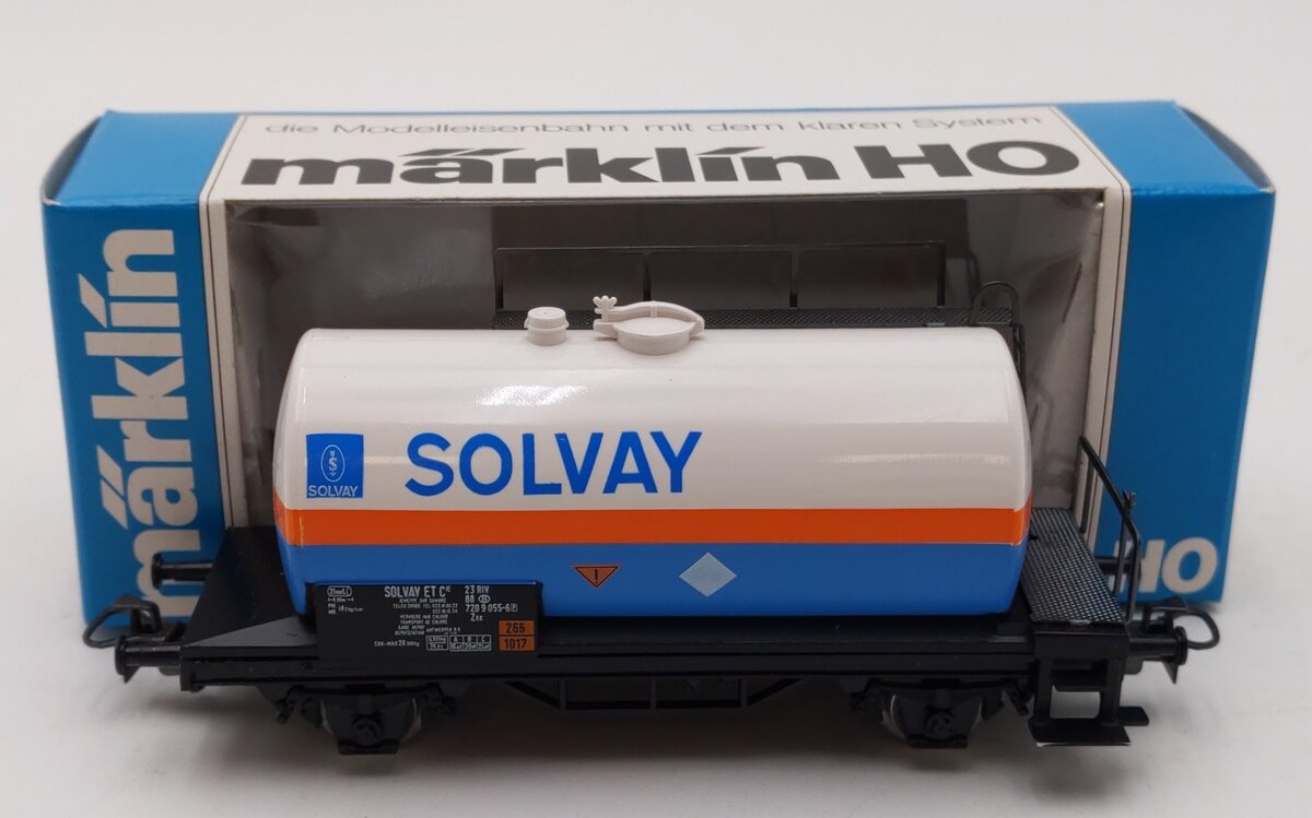 Marklin 4447 HO Scale Solvay Tank Car EX/Box