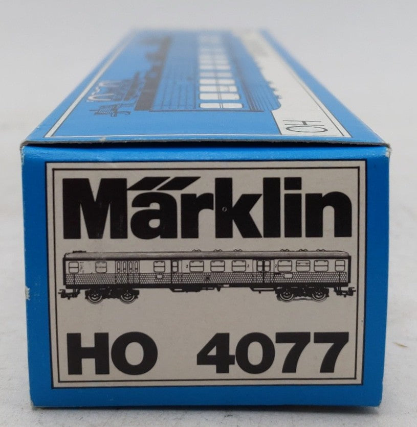 Marklin 4077 HO Scale DB Tinplate Passenger Car EX/Box