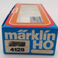 Marklin 4129 HO Scale Southern Pacific Black Widow Dummy Diesel Locomotive #6329 VG/Box
