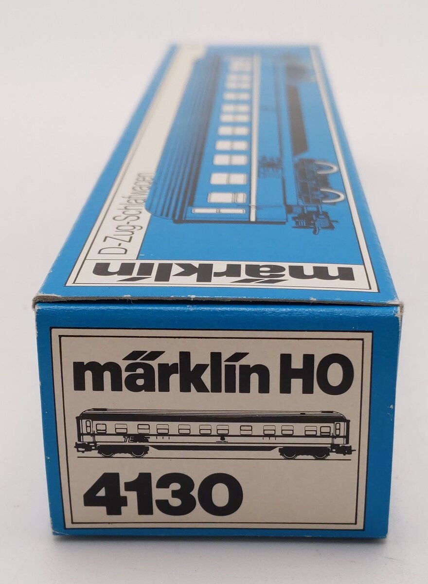 Marklin 4130 HO Scale DB Trans Euro Nacht Sleeping Passenger Car EX/Box