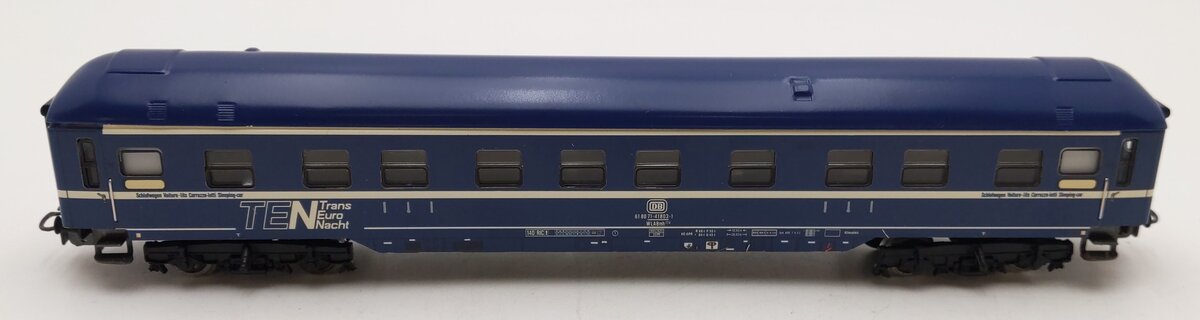 Marklin 4130 HO Scale DB Trans Euro Nacht Sleeping Passenger Car EX/Box
