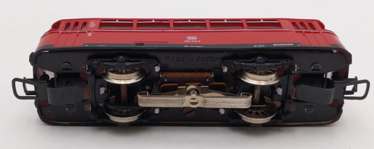 Marklin 4018 HO Scale Lighted DB Railbus Trailer #995 552-0 EX/Box