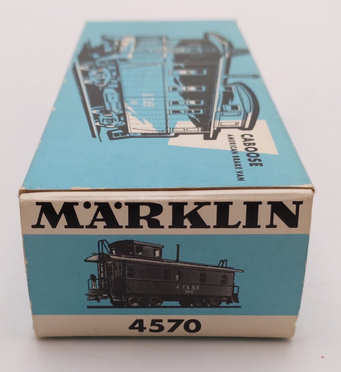 Marklin 4570 HO Scale AT&SF Caboose #1951 EX/Box