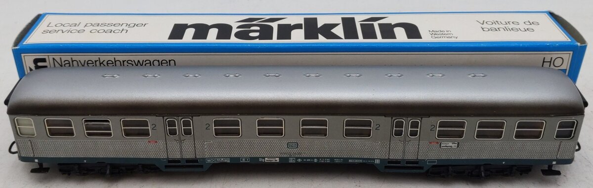 Marklin 4082 DB Tinplate Passenger Car VG/Box