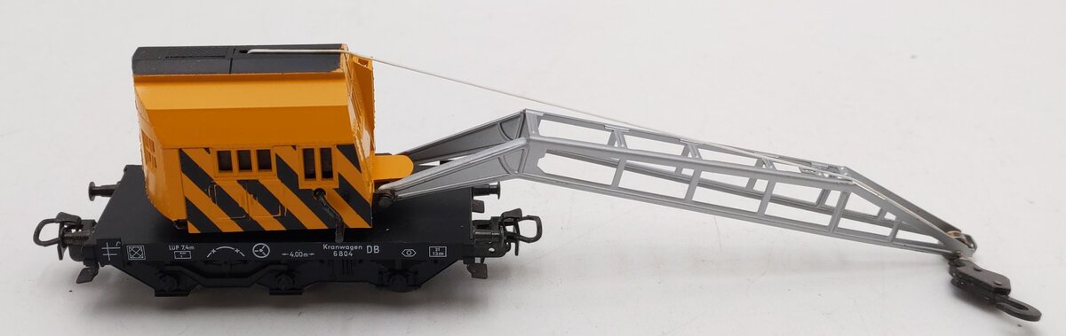 Marklin 4671 HO Scale Crane Car with Operating Crane EX/Box