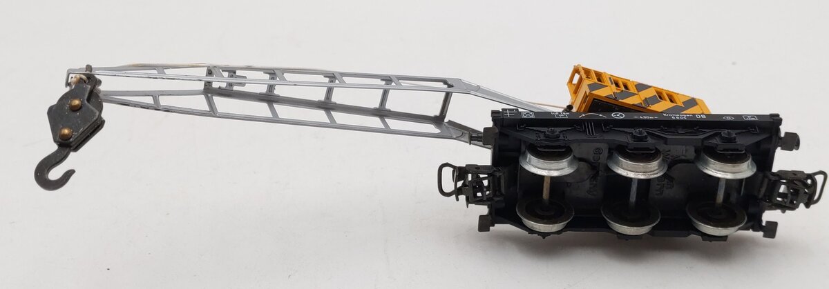 Marklin 4671 HO Scale Crane Car with Operating Crane EX/Box