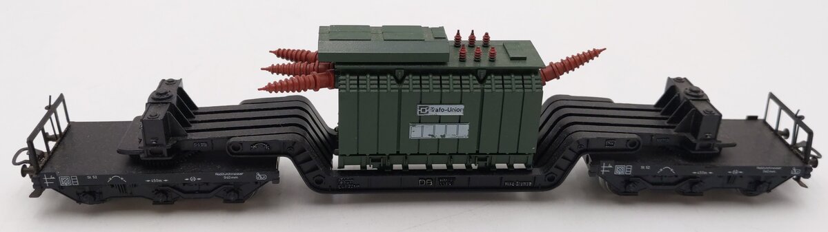 Marklin 4617 HO DB Trafo-Union Well Car with Green Transformer LN/Box