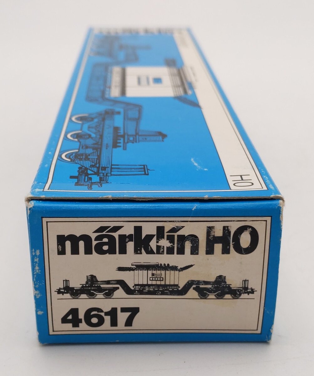 Marklin 4617 HO DB Trafo-Union Well Car with Green Transformer LN/Box