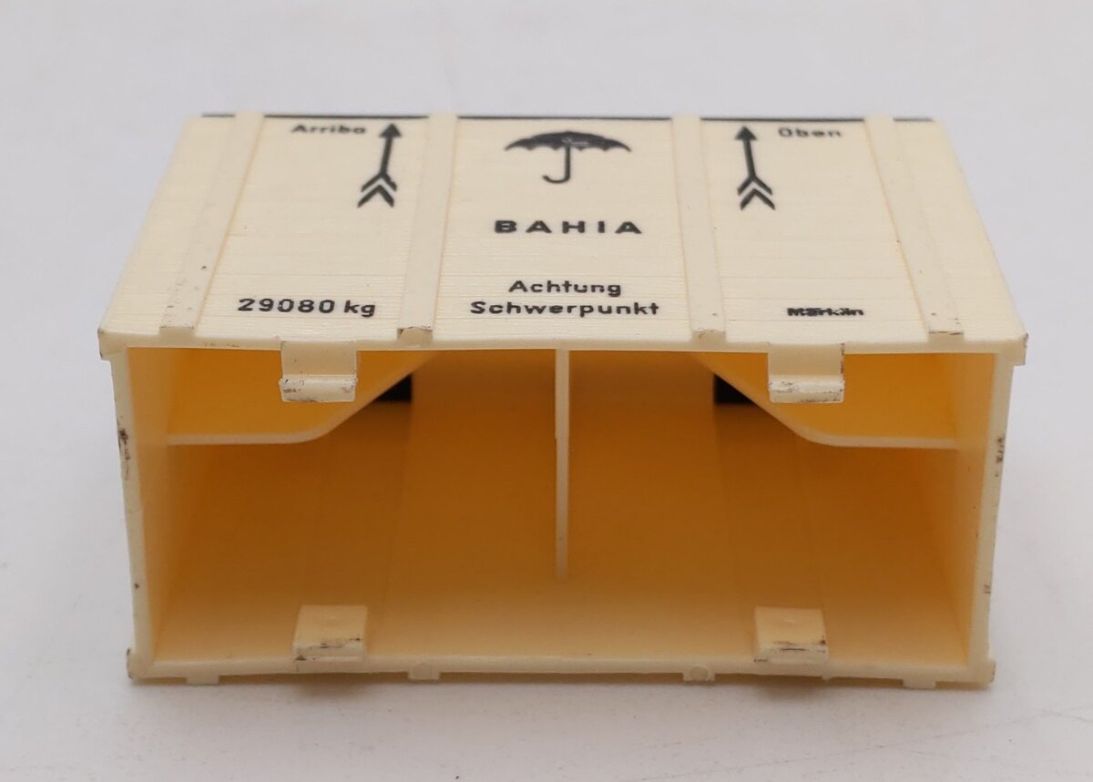 Marklin 4618 DB Depressed Center Flatcar w/ Crate Load EX/Box