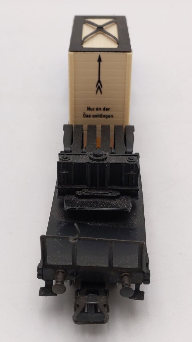 Marklin 4618 DB Depressed Center Flatcar w/ Crate Load EX/Box