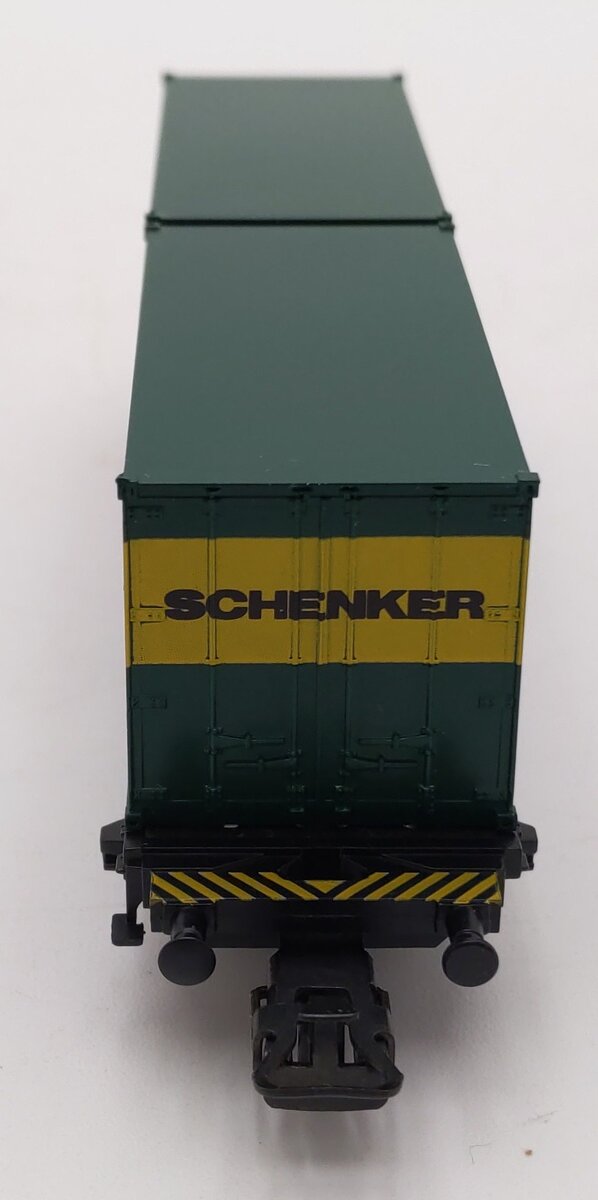Marklin 4764 HO Scale Schenker Flat Car w/ Containers EX/Box