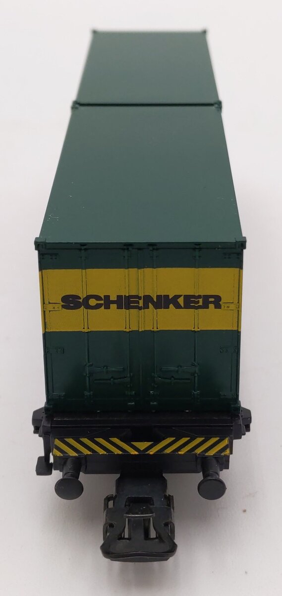 Marklin 4764 HO Scale Schenker Flat Car w/ Containers EX/Box