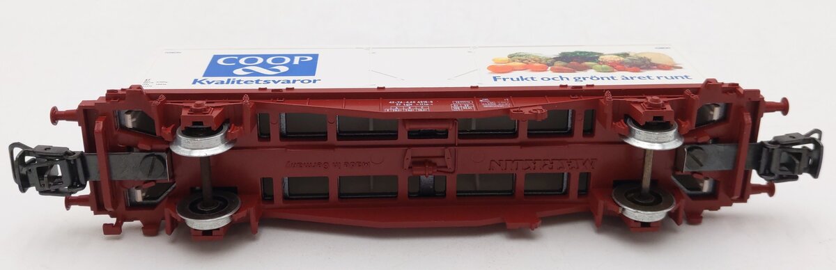 Marklin 4673 HO Scale Flatcar w/COOP Container Load LN/Box