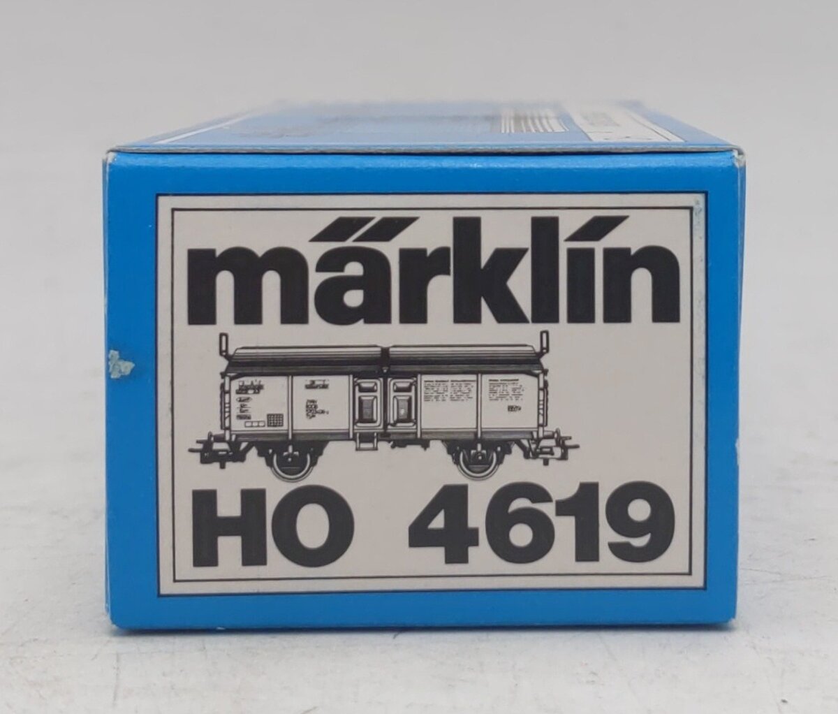 Marklin 4619 HO Scale Two Compartment Hinged Roof Gondola EX/Box