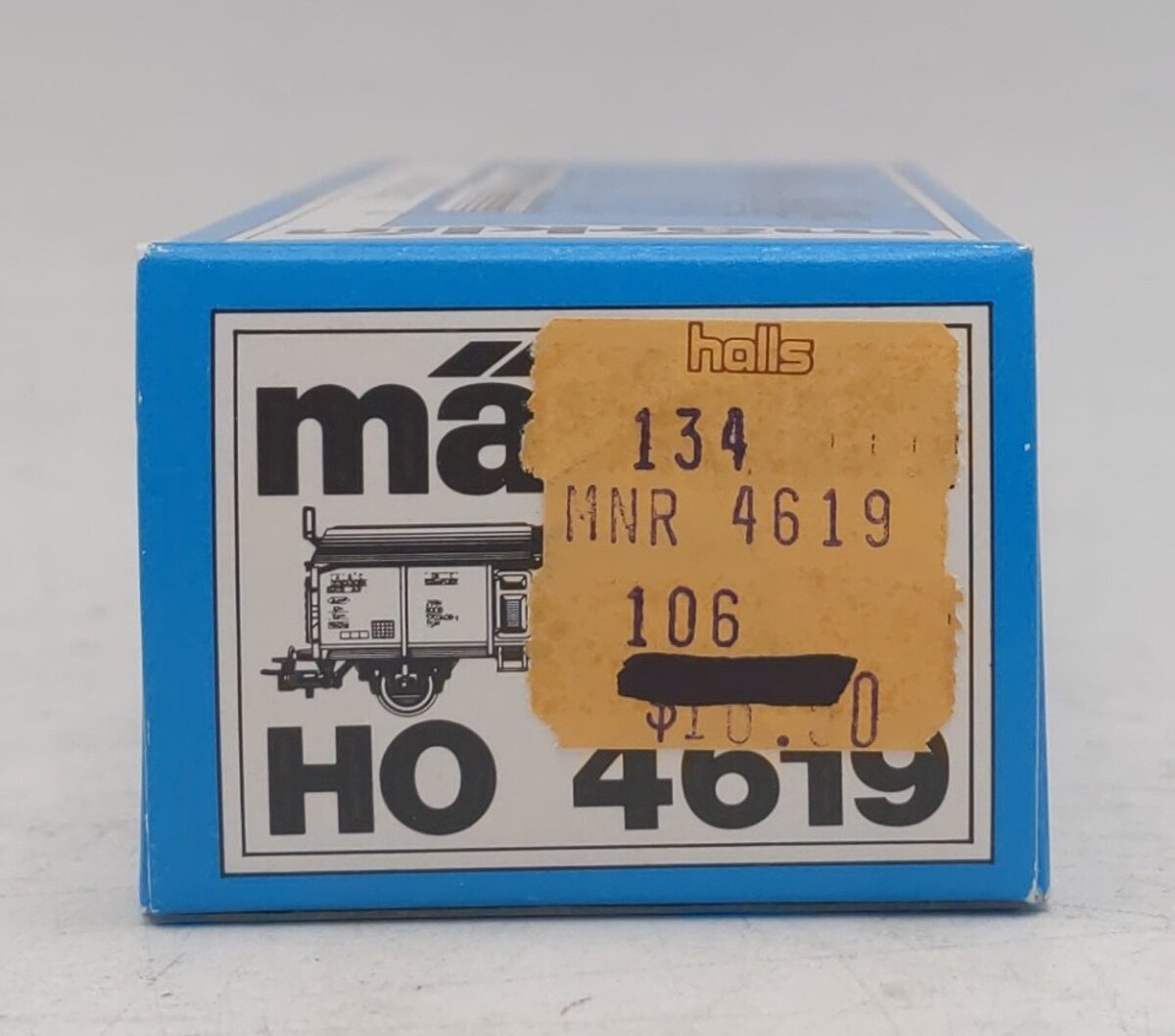 Marklin 4619 HO Scale Two Compartment Hinged Roof Gondola EX/Box