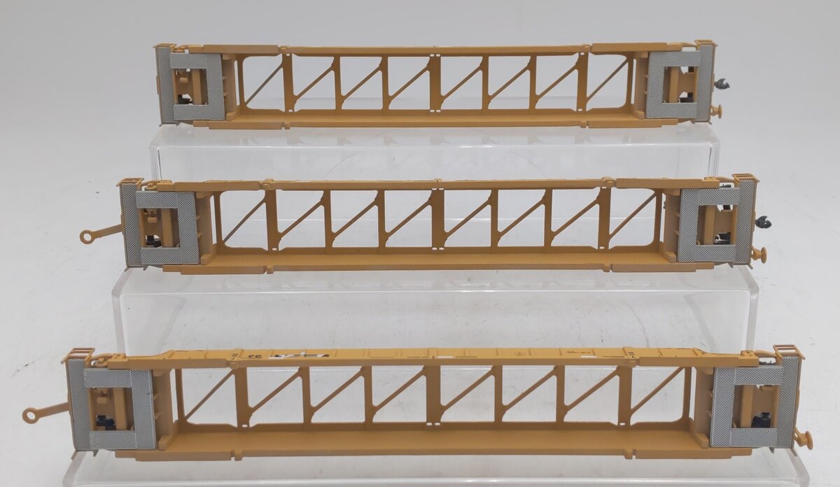 Walthers 932-3943 HO Scale TTX NSC 53' Well Car 3-Unit #620643 (Set of 3) LN/Box