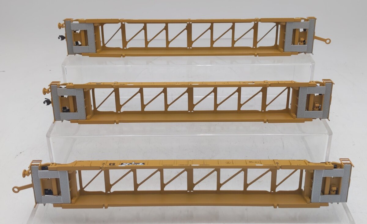 Walthers 932-3950 HO Scale TTX NSC 53' Well Cars #620646 (Set of 3) EX/Box