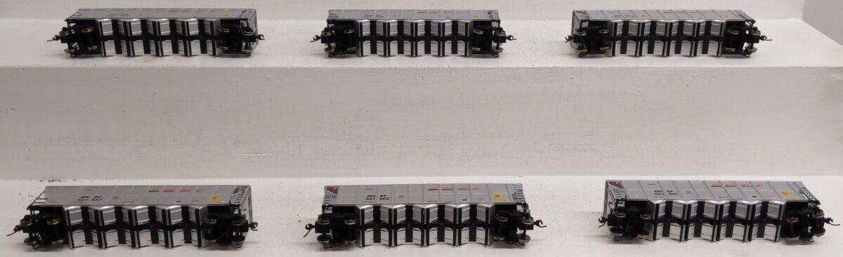 Walthers 932-7830 HO BNSF RD-4 Coal hopper (6-Pack) LN/Box