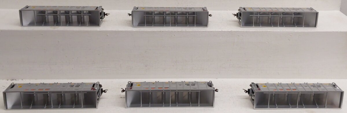 Walthers 932-7830 HO BNSF RD-4 Coal hopper (6-Pack) LN/Box