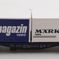 Marklin 84670 HO Scale Flat Car w/Two Containers EX/Box