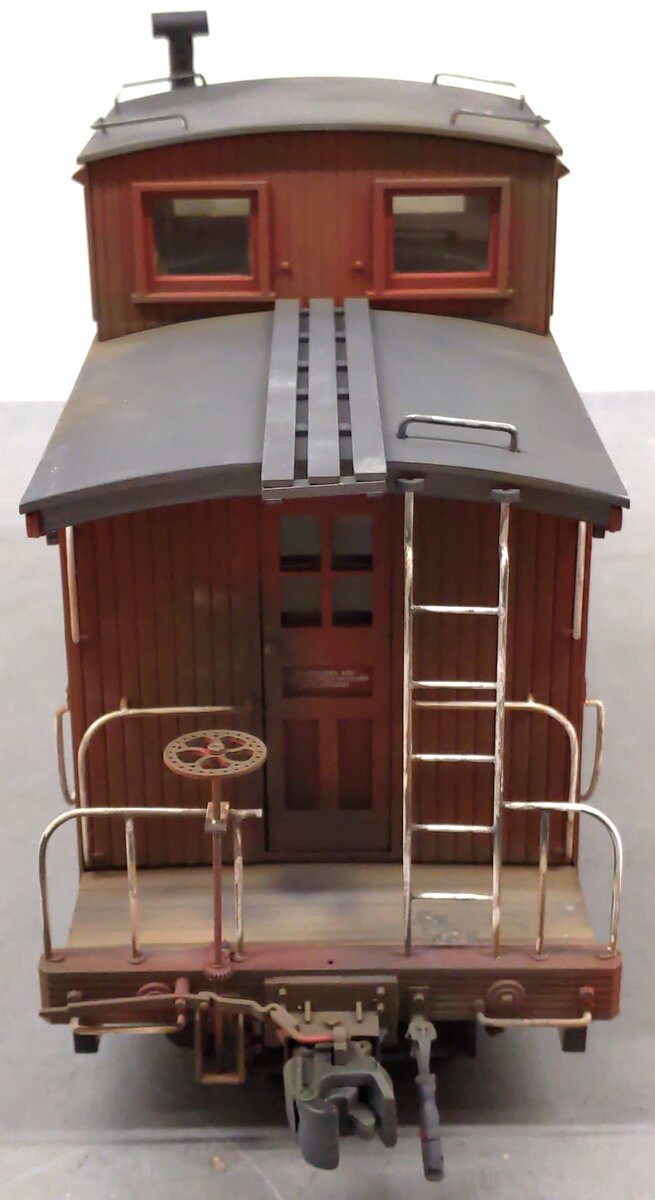 AMS AM33-011 1:20.3 Scale Custom Weathered D&RGW Moffet Logo Short Caboose/Box