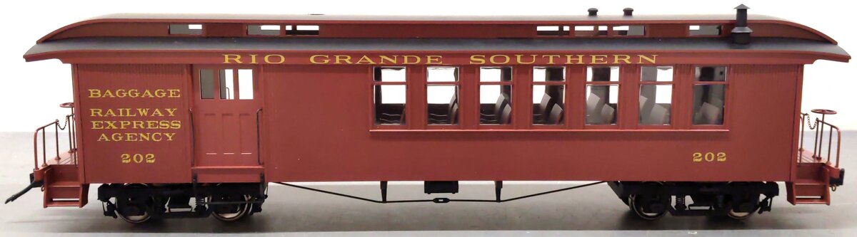 AMS AM54-022 Narrow Gauge Combine Car - RGS #202 EX/Box