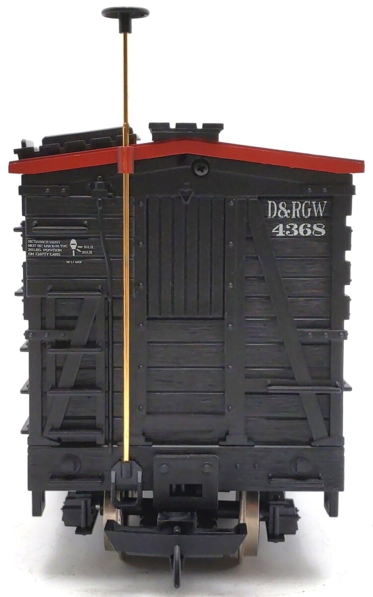 LGB 43682 G Scale D&RGW Cattle Car w/ Electric Sound (Metal Wheels) LN/Box