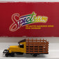 Bachmann 82397 G Scale Narrow Gauge Yellow & Black Rail Truck EX/Box