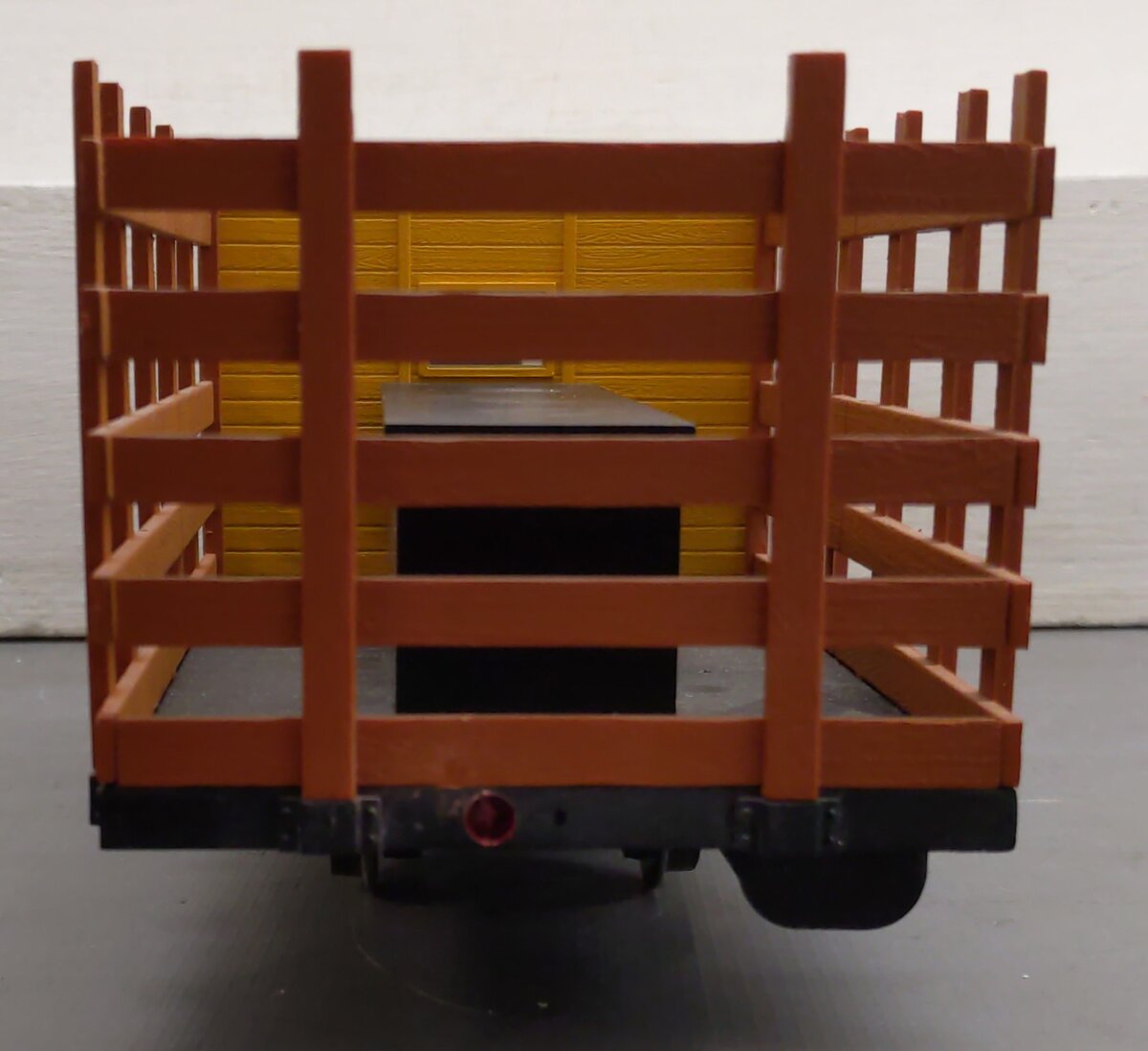 Bachmann 82397 G Scale Narrow Gauge Yellow & Black Rail Truck EX/Box