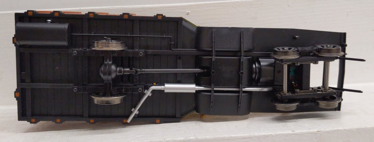Bachmann 82397 G Scale Narrow Gauge Yellow & Black Rail Truck EX/Box