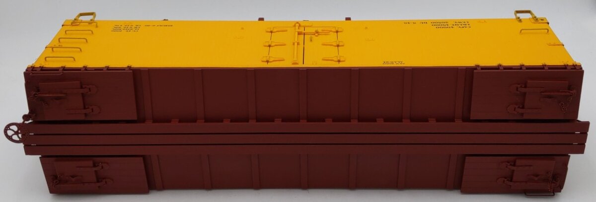 AMS AM31-501 G Scale D&RGW Refrigerator Car (Metal Wheels) EX/Box