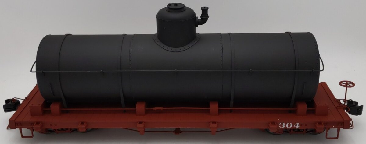 AMS AM31-460 G Scale Tank Car- N.C.N.G Narrow Gauge Undecorated Tank Car #304 VG/Box