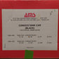 AMS AM31-480 G Scale Tank Car Conoco - Black #6 - Metal Wheels - Custom/Box