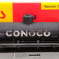 AMS AM31-480 G Scale Tank Car Conoco - Black #6 - Metal Wheels - Custom/Box