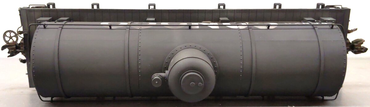 AMS AM31-480 G Scale Tank Car Conoco - Black #6 - Metal Wheels - Custom/Box