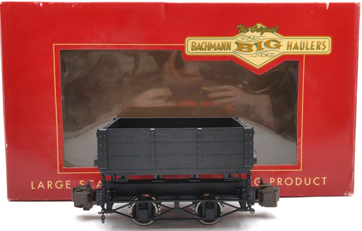 Bachmann 92503 G Scale Black Side Dump Car LN/Box