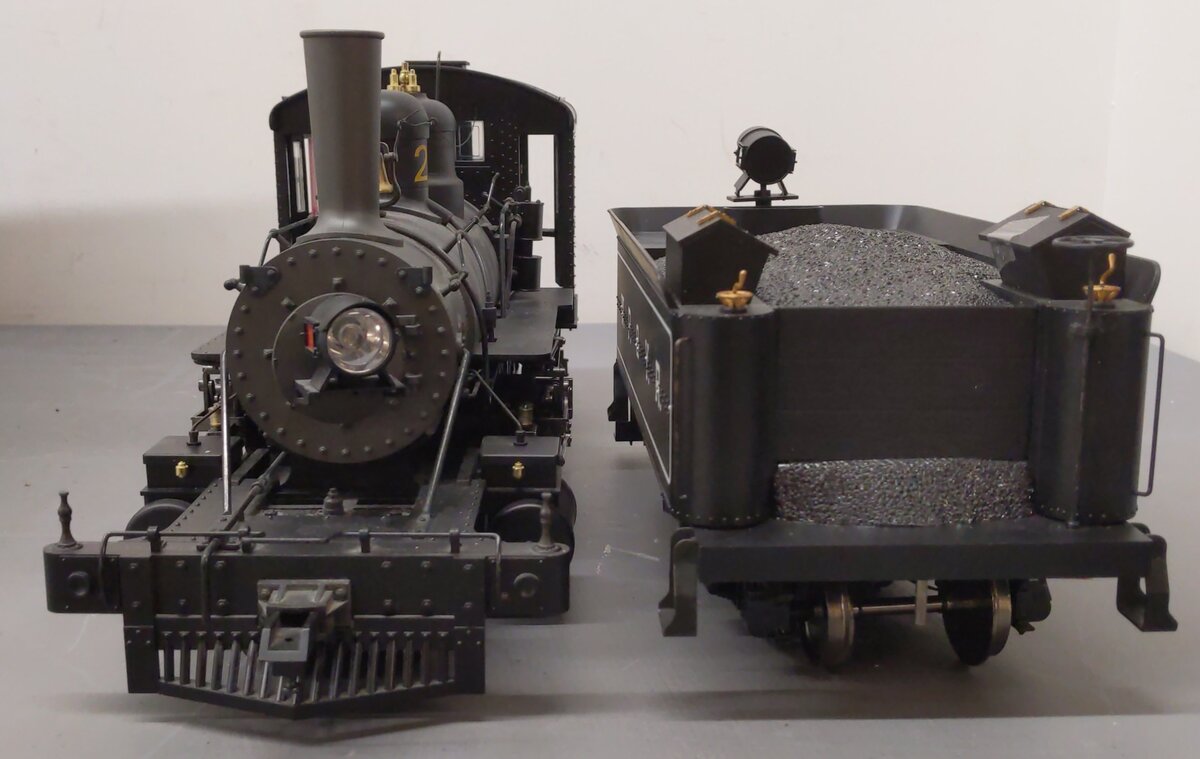 Bachmann 81294 G Scale 2-8-0 Steam Locomotive #21 & WP&YR Tender #7 VG/Box