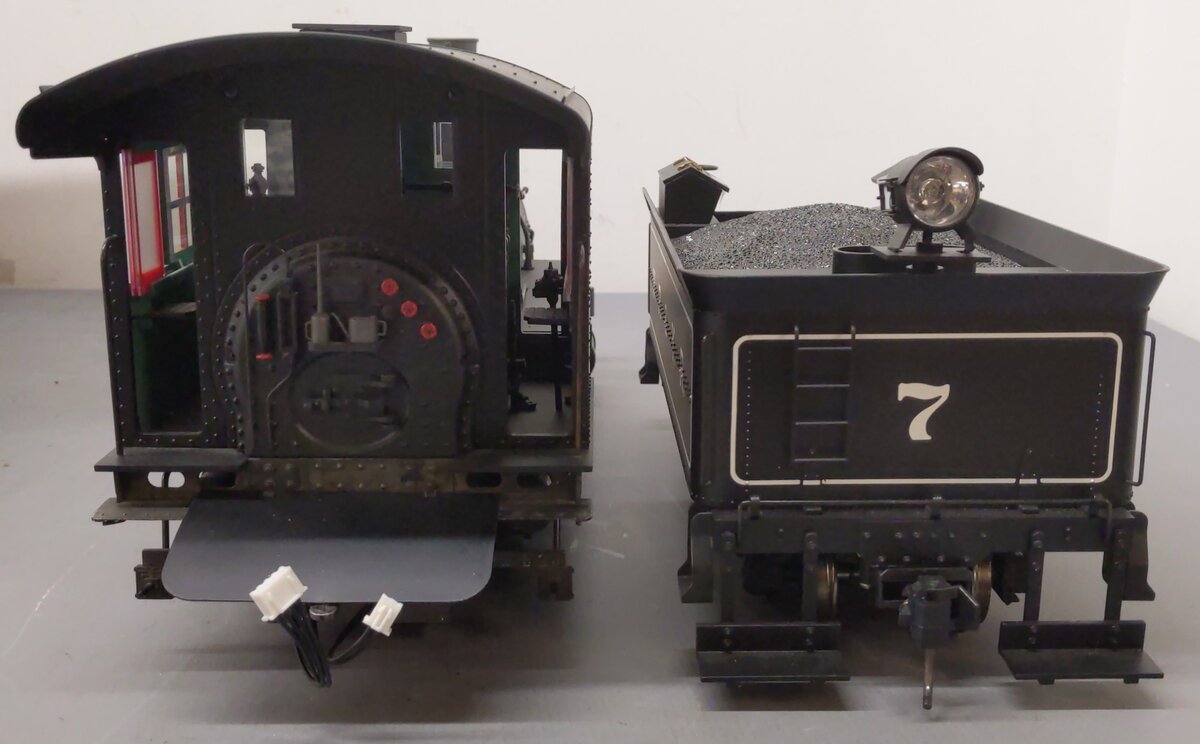 Bachmann 81294 G Scale 2-8-0 Steam Locomotive #21 & WP&YR Tender #7 VG/Box