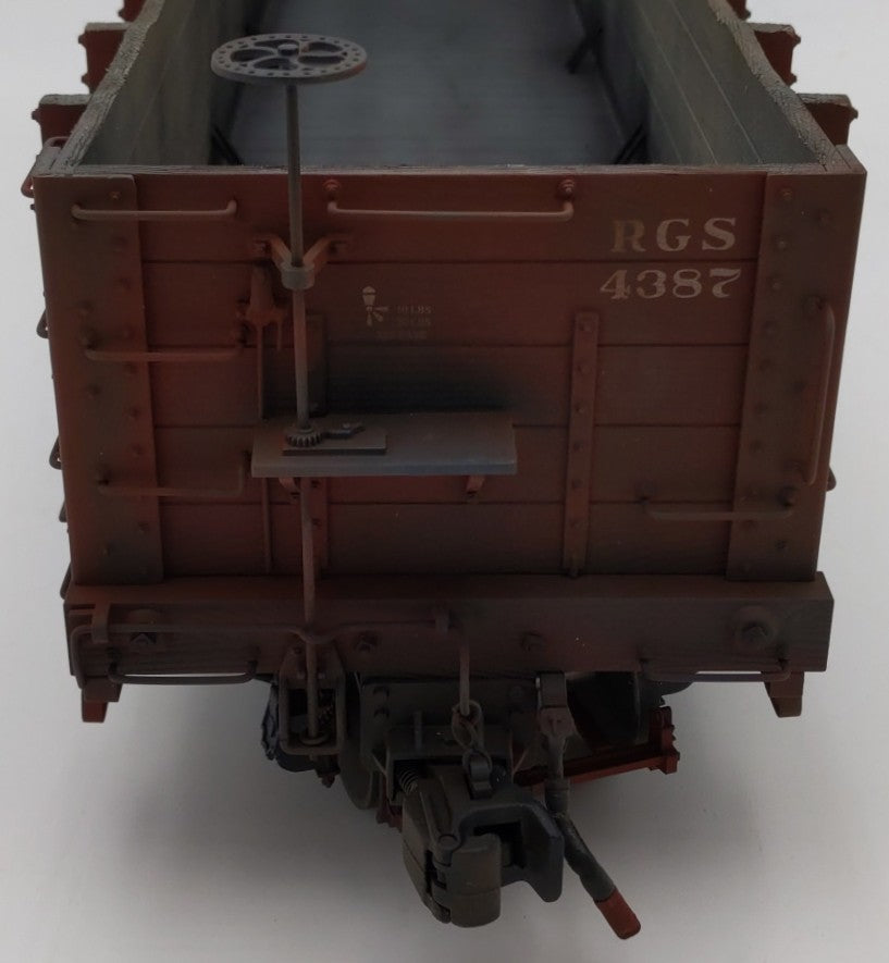 Accucraft AMS AM31-052 Rio Grande Southern Narrow Gauge Gondola #4387 VG/Box