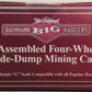 Bachmann 92502 G Assembled 4-Wheel Side-Dump Mining Cars (Set of 3) EX/Box