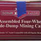 Bachmann 92502 G Assembled 4-Wheel Side-Dump Mining Cars (Set of 3) EX/Box