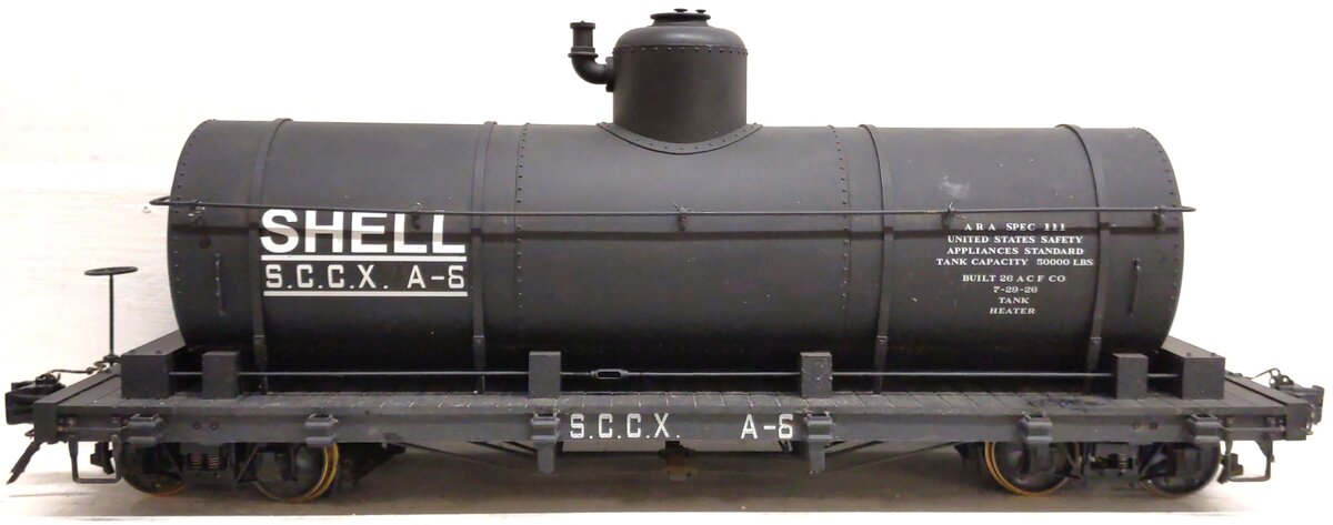 AMS AM31-430 Shell Tank Car #A-08- Narrow Gauge (Metal Wheels) EX/Box