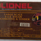 Lionel 8-85103 G Scale AT&SF 4-4-2 Steam Locomotive & Tender EX/Box