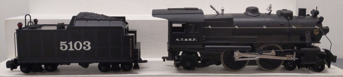 Lionel 8-85103 G Scale AT&SF 4-4-2 Steam Locomotive & Tender EX/Box