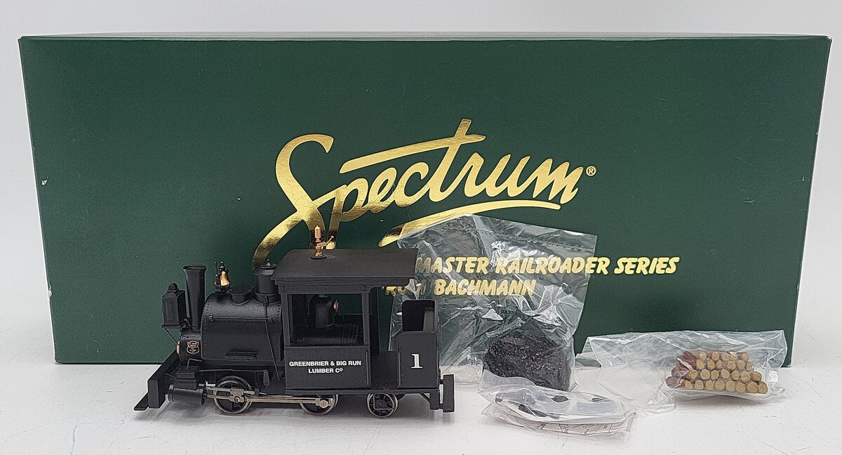 Bachmann 25557 On30 Greenbrier & Big Run Lumber Co. 0-4-2 Porter #1 EX/Box