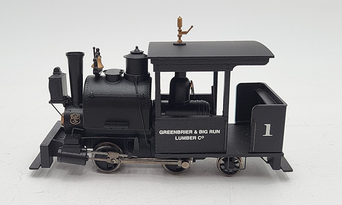 Bachmann 25557 On30 Greenbrier & Big Run Lumber Co. 0-4-2 Porter #1 EX/Box