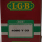 LGB 4080-Y03 RGS Single Dome Long Tank Car w/Plastic Wheels EX/Box