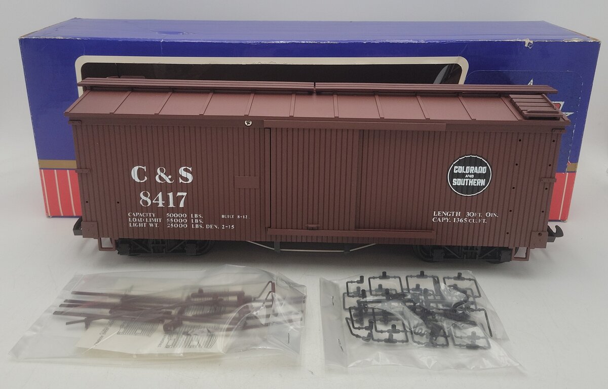 USA Trains G Scale Colorado & Southern Boxcar #8417 LN/Box